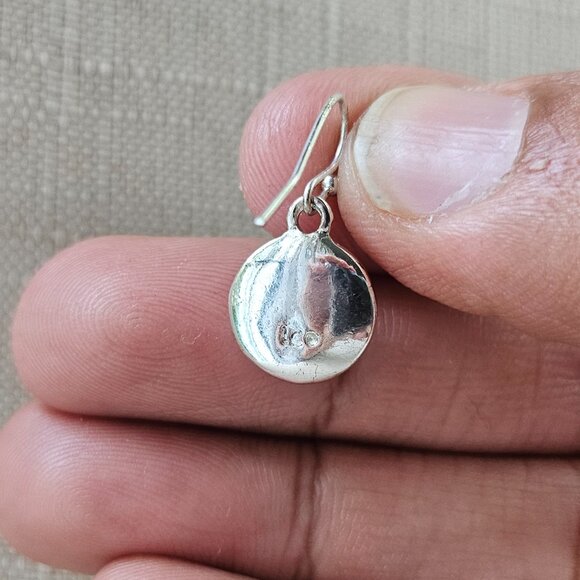 Liz Claiborne Ladies Earrings Crystals Accent Silver Tone Liz Shop Luna Jeweley - Picture 10 of 12